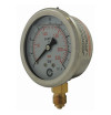 Silicone bath radial pressure gauge