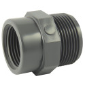 Reducción de rosca PVC-U macho-hembra PN16: Adaptador MF compacto
