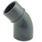 Codo 45° Macho / Hembra o codo reducido 45° Hembra / Hembra para pegar Codo 45° Macho / Hembra o codo reducido 45° Hembra / Hembra para pegar