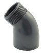 Codo mezclado a tornillo y palo 45 hembra / macho PVC