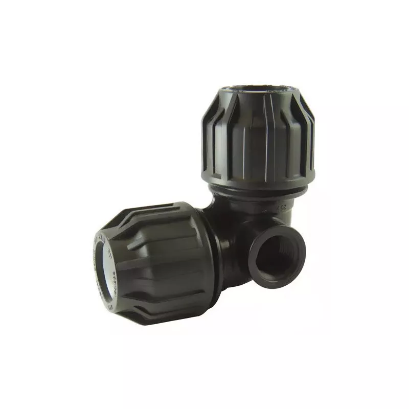90 ° elbow compression adapter - female connection for sprinkler