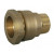 Brass male right compression connection