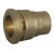 Straight brass compression connection - BSP female thread