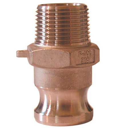 Raccord camlock male - embout fileté male en laiton - Type F