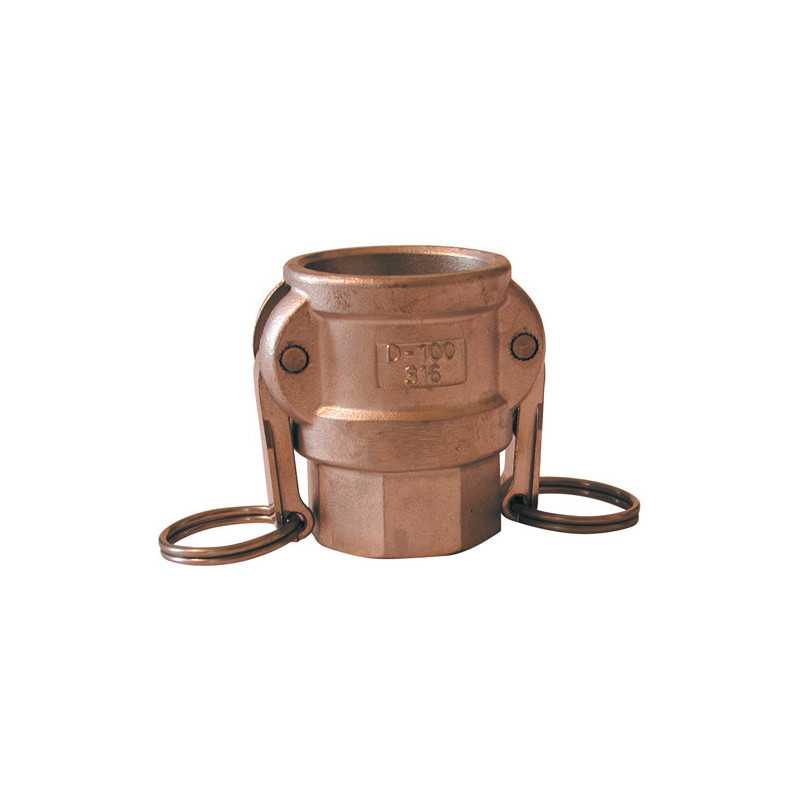 Female camlock coupling - female BSP thread brass Female camlock coupling - female BSP thread brass