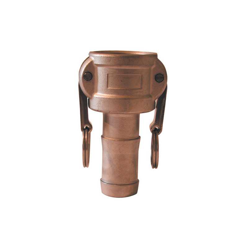 Raccordo Camlock femmina - attacco scanalato in ottone - Tipo C Raccordo Camlock femmina - attacco scanalato in ottone - Tipo C