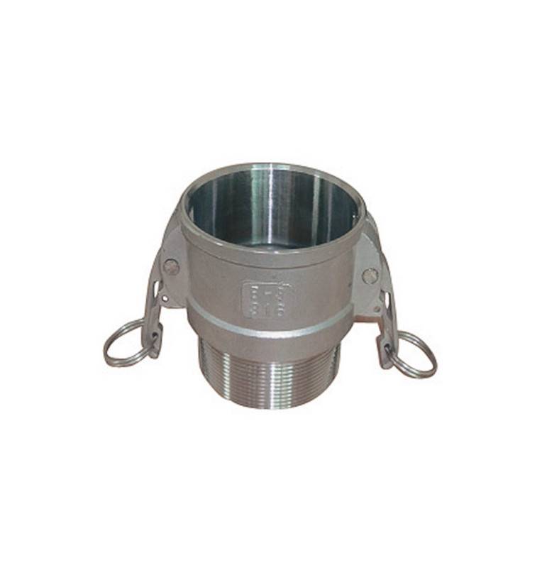 Raccord Camlock femelle - embout fileté male en aluminium - Type B Raccord Camlock femelle - embout fileté male en aluminium - Type B