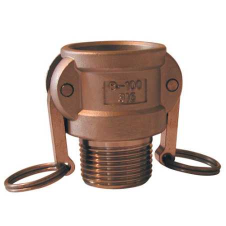 Raccord Camlock femelle - embout fileté male en laiton - Type B