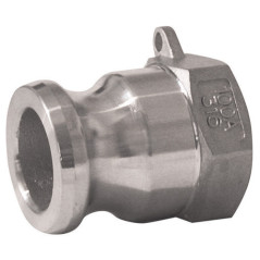 Raccord Camlock male - filetée femelle en aluminium - Type A