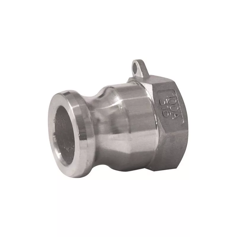 Male Camlock coupling - female threaded stainless steel - Type A