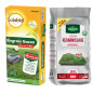 Un sacco di un sacchetto di cura del prato ricarica 5kgs e un sacchetto erba fertilizzante 10kgs Un sacco di un sacchetto di cura del prato ricarica 5kgs e un sacchetto erba fertilizzante 10kgs