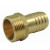 Threaded male fitting - brass male fluted