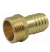 Threaded male fitting - brass male fluted