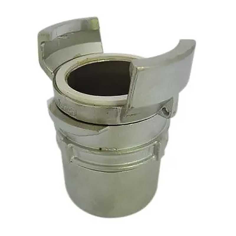 Mezzo raccordo simmetrico Guillemin, pompiere, con blocco a manicotto filettato femmina in acciaio inox Mezzo raccordo simmetrico Guillemin, pompiere, con blocco a manicotto filettato femmina in acciaio inox