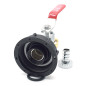 Kit per l'irrigazione 1000L S60x6 | Rubinetto in ottone placcato cromato e accoppiamento rapido Kit per l'irrigazione 1000L S60x6 | Rubinetto in ottone placcato cromato e accoppiamento rapido