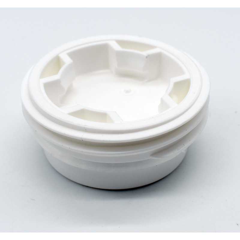 Tapón macho blanco para barril/bidón 200 litros con rosca S70x6 Tapón macho blanco para barril/bidón 200 litros con rosca S70x6