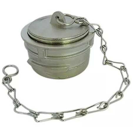 Bouchon symétrique Guillemin avec verrou et chainette en inox