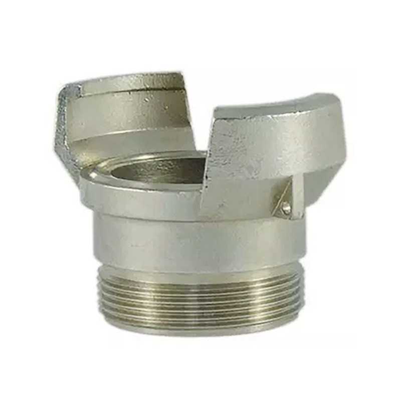 Guillemin symmetrical half coupling, firefighter, without lock, male threaded socket in stainless steel Guillemin symmetrical half coupling, firefighter, without lock, male threaded socket in stainless steel