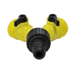 Selector 2 circuitos boquilla macho 3/4''