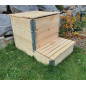 Composter scalabile in legno naturale da 570 litri Composter scalabile in legno naturale da 570 litri