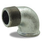 90-degree galvanized male female malleable cast iron elbow