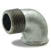 90-degree galvanized male female malleable cast iron elbow