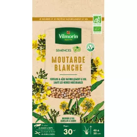 Organic White Mustard Seeds, scatola da 375g