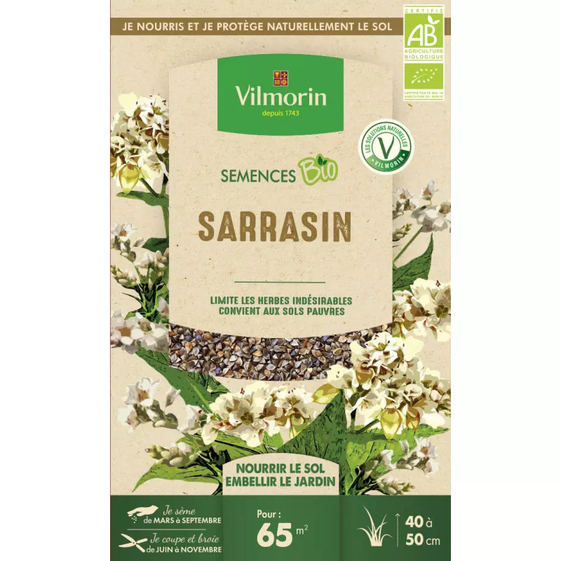Graines de Sarrasin Bio , boite de 375 grs