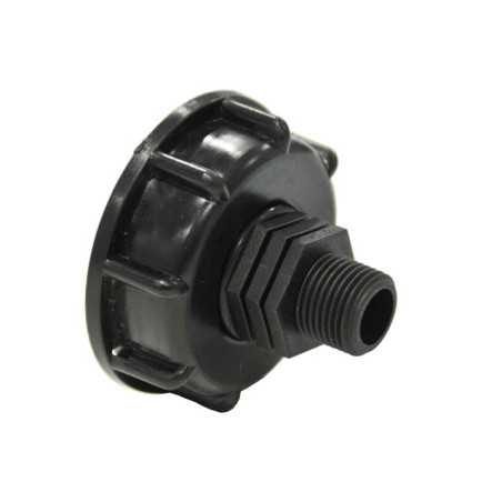 Raccord S60x6 avec embout male pour cuve 1000 litres