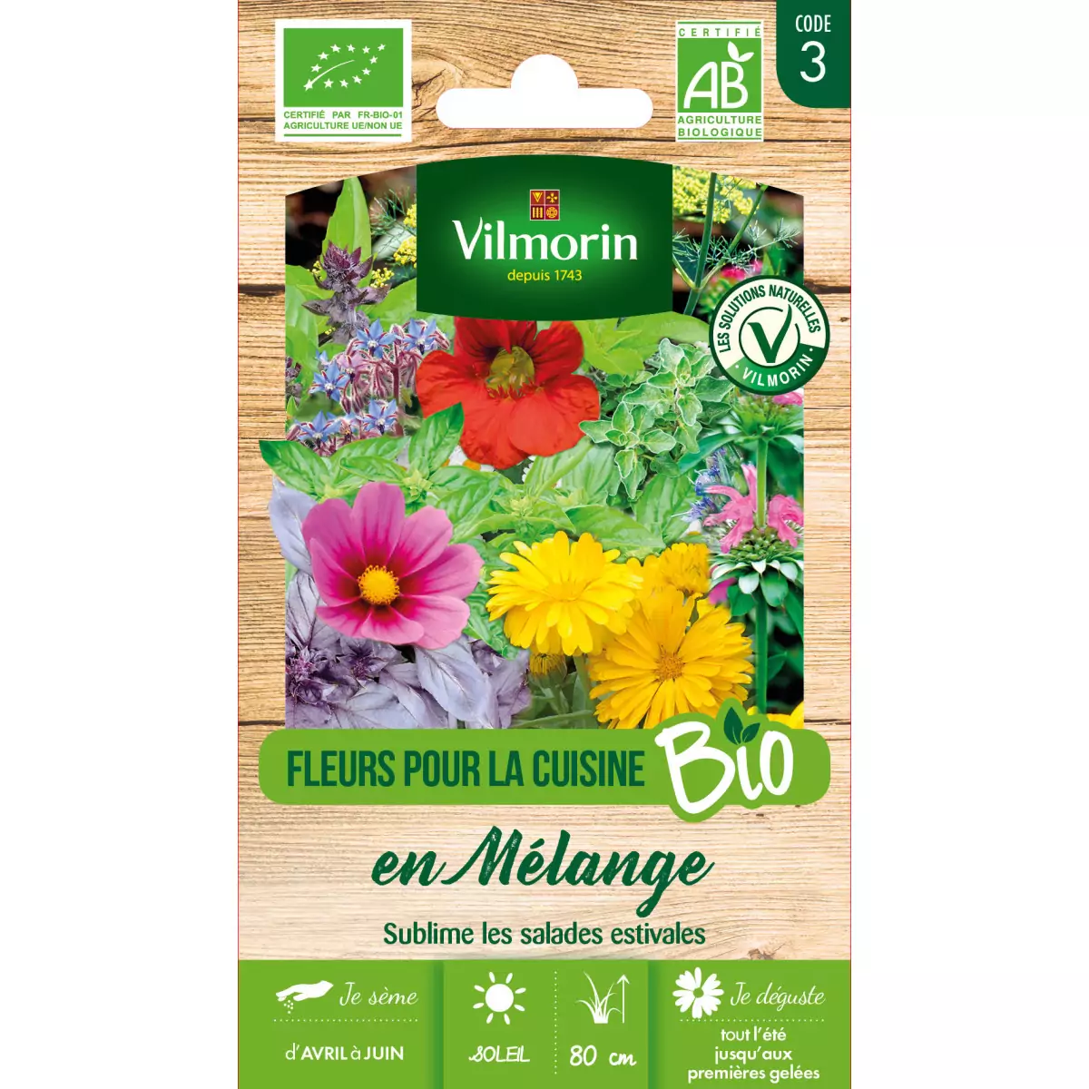 Mélange de graines de fleurs françaises bio – La Fabrik' à Pousses