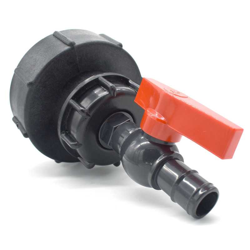 Raccordo S100x8 - rubinetto uscita dritta Raccordo S100x8 - rubinetto uscita dritta