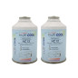 Set of 2 MULTICOOL 12a refrigerating cans, replaces the r12, r134a and 1234yf - 160 grs - with thread 1/2 ACME