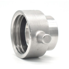 S60x6 Fitting with Rotating Nut in 316 Stainless Steel for Welding