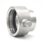 Racor S60x6 con tuerca giratoria en inox 316 para soldar Racor S60x6 con tuerca giratoria en inox 316 para soldar
