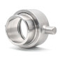 Racor S60x6 con tuerca giratoria en inox 316 para soldar Racor S60x6 con tuerca giratoria en inox 316 para soldar