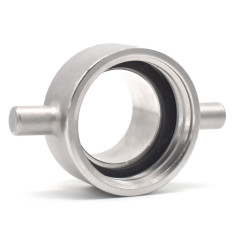 Raccord S60x6 avec écrou tournant en inox 316 à souder