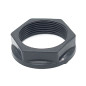 Gegenmutter Innengewinde mit Flansch aus HDPE Gegenmutter Innengewinde mit Flansch aus HDPE