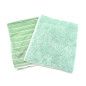 Kit of 1 bamboo microfiber cloth and 1 washable double-sided bamboo cloth to clean everything Kit of 1 bamboo microfiber cloth and 1 washable double-sided bamboo cloth to clean everything