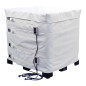Heating blanket for IBC for food and pharmaceutical products