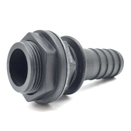 Troppo Pieno bocchettone dritto scanalato 32mm