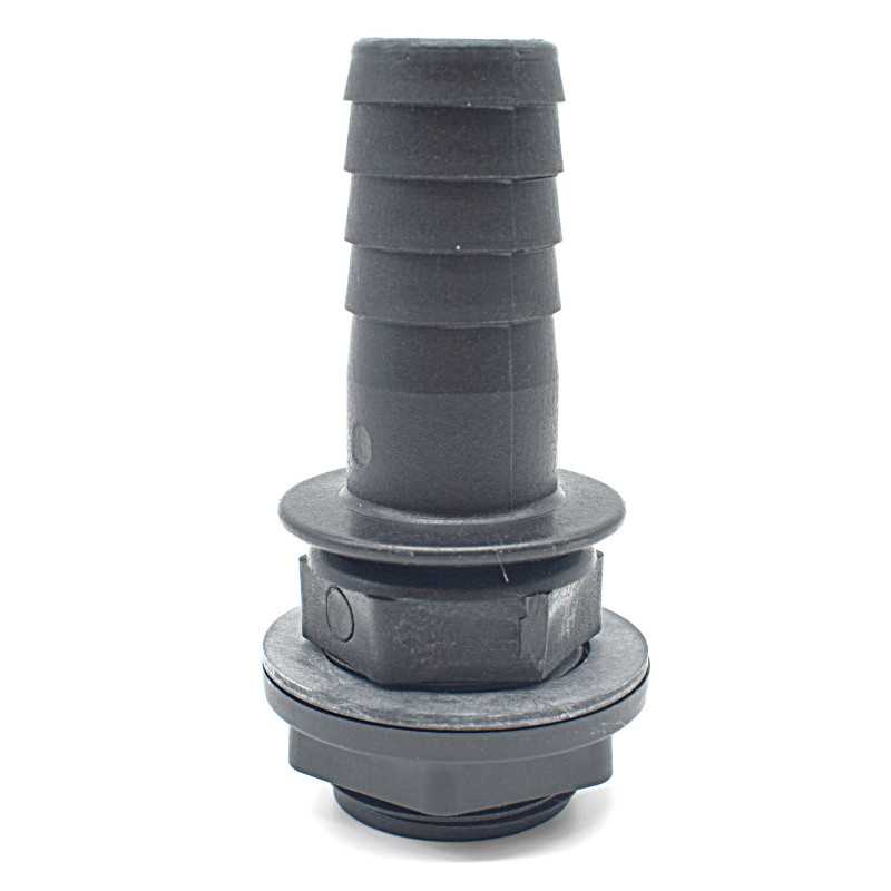 Rebosadero racor recto estriado 32mm Rebosadero racor recto estriado 32mm