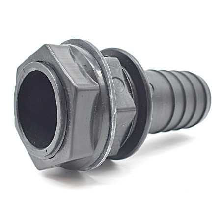 Überlaufstutzen gerader Schlauchtülle 38mm