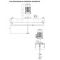 Agitatore / miscelatore per serbatoio 1000 litri IBC