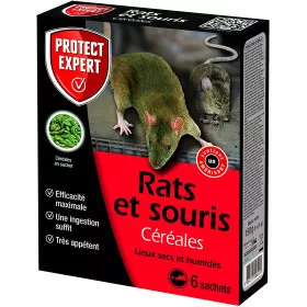 Protect Expert Rats & Souris - Céréales en sachet , 6 x 25rs