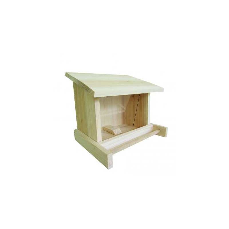 Comedero ''Mistral en pino certificado FSC'' para aves silvestres Comedero ''Mistral en pino certificado FSC'' para aves silvestres