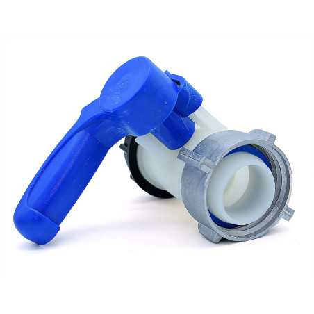 Absperrklappe S60x6 Alu-Überwurfmutter - IBC 1000L | Multitanks