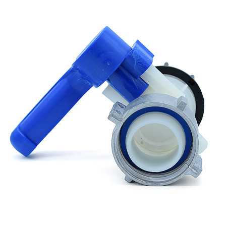 Butterfly Valve S60x6 Aluminium Nut - IBC 1000L | Multitanks