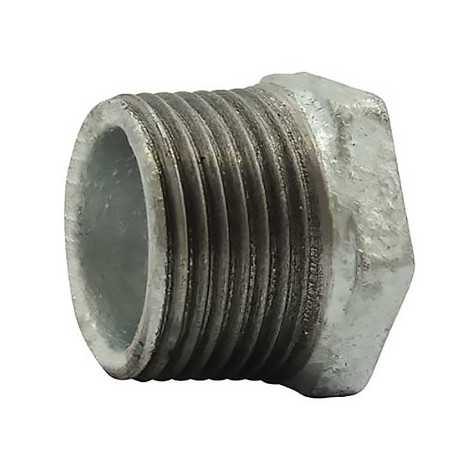 Reducción simple macho/hembra en fundición galvanizada maleable