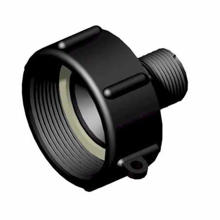 Anschluss weiblich 2 "S60x6 - männlich 3/4" Schritt Gas