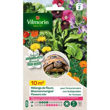 Blumenmischung für Landschildkröten 10 m² - Vilmorin | Multitanks